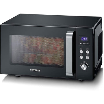 Microondas con Grill Severin 7763        25L 900 W Negro