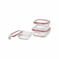 Set di scatole porta pranzo Bergner Q4052 Quadrato Vetro Borosilicato (3 pcs)