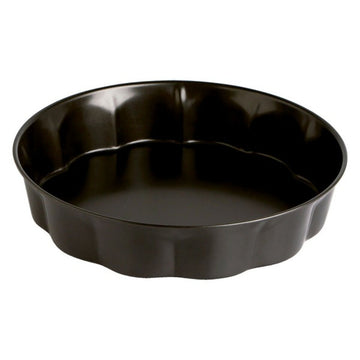 Molde para Tartas Quid Sweet Grey Negro Metal 28 x 5 cm